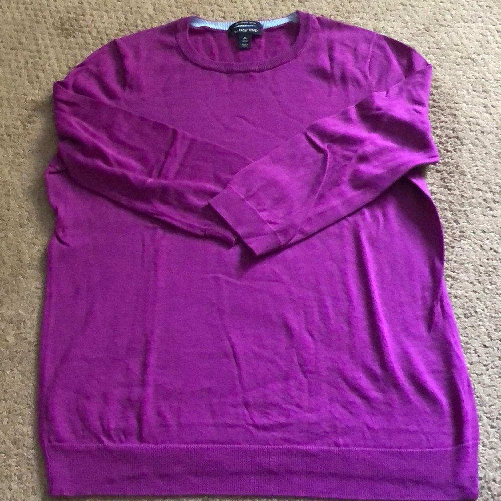 Lands End 3/4 Sleeve Sweater